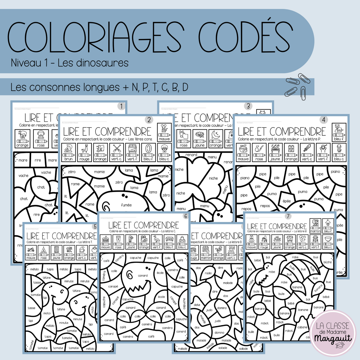 Coloriages codés - Lecture (1)