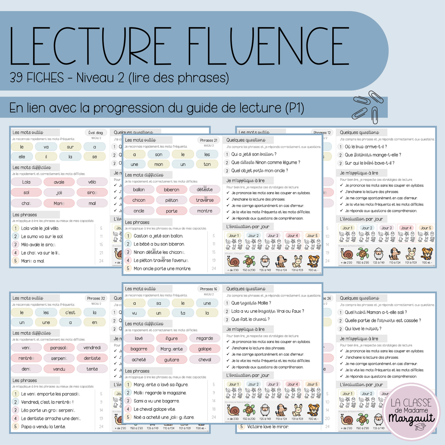 Lecture fluence - Niveau 2 (P1)