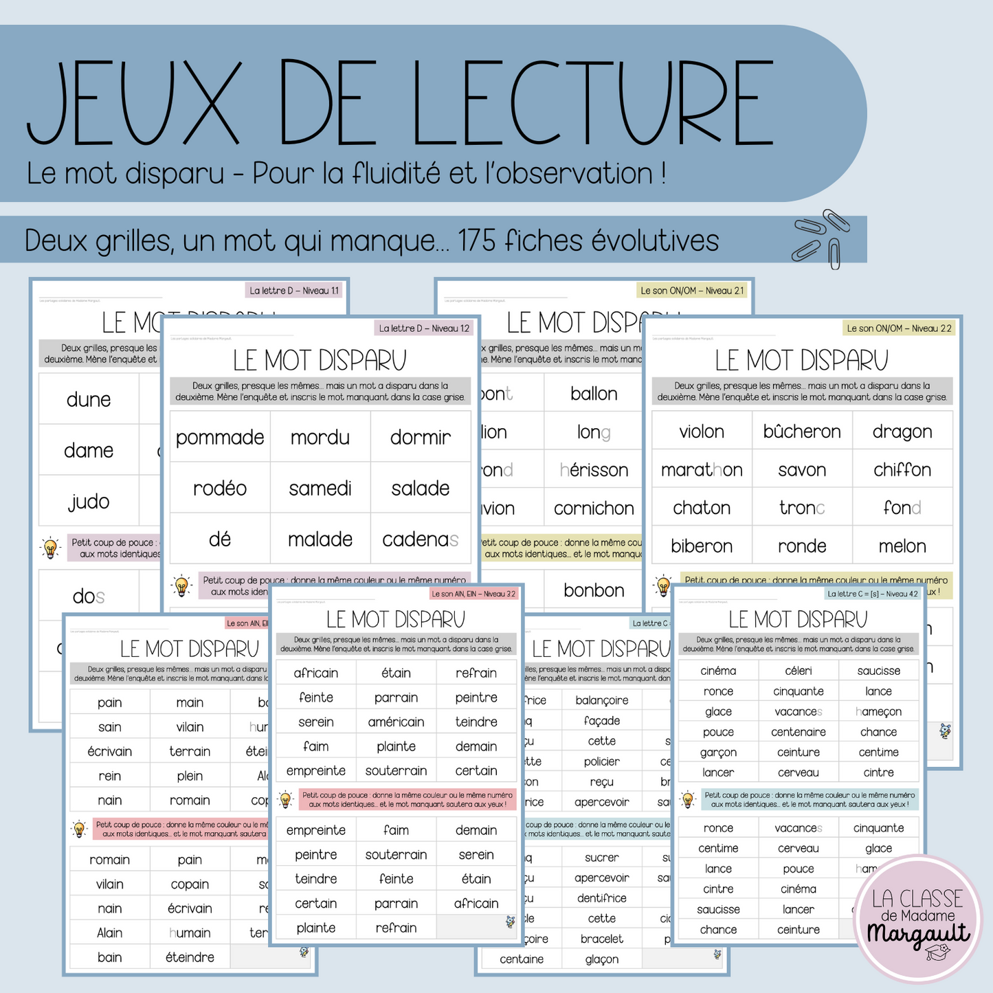 Le mot disparu - Je lis bien !