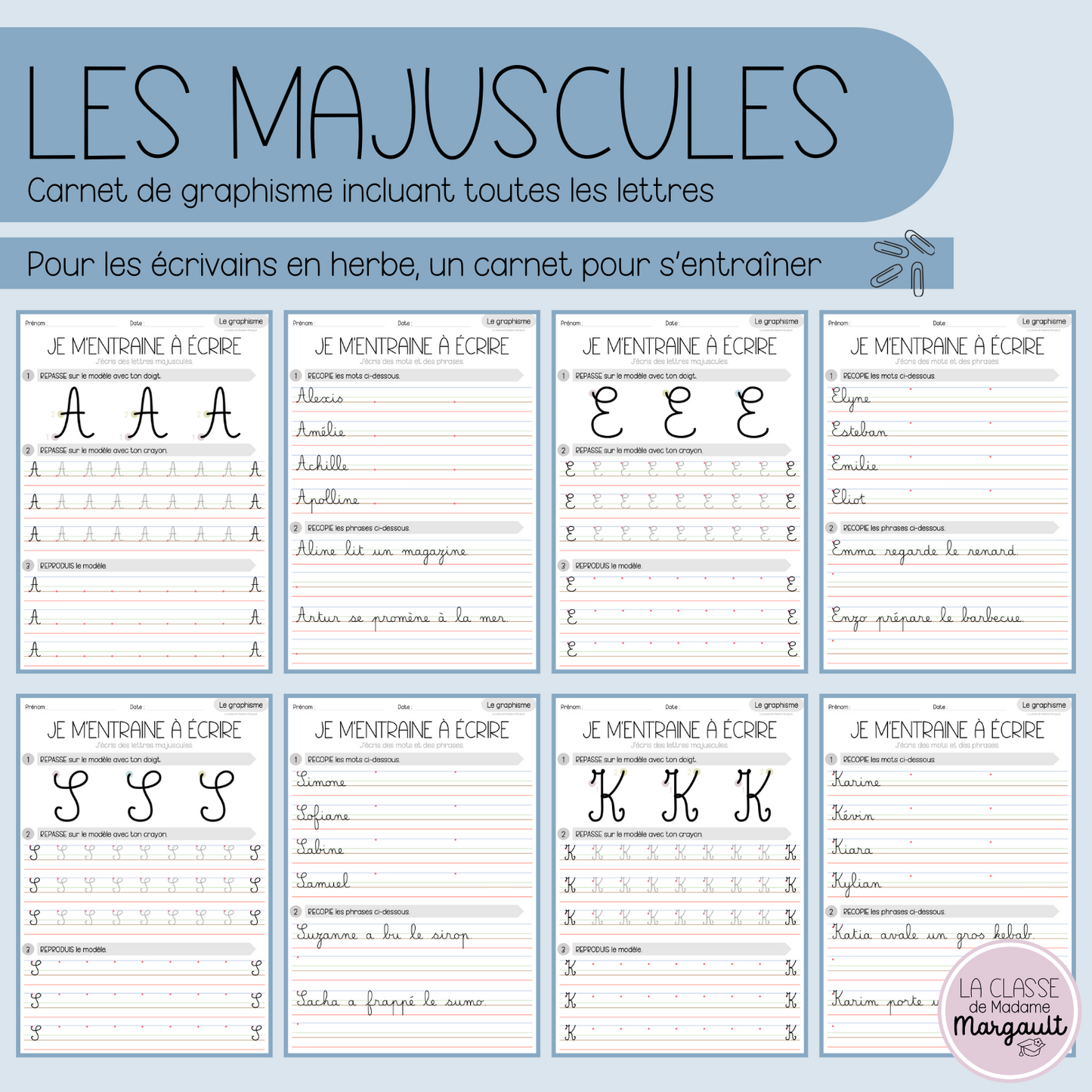 Graphisme - Les majuscules