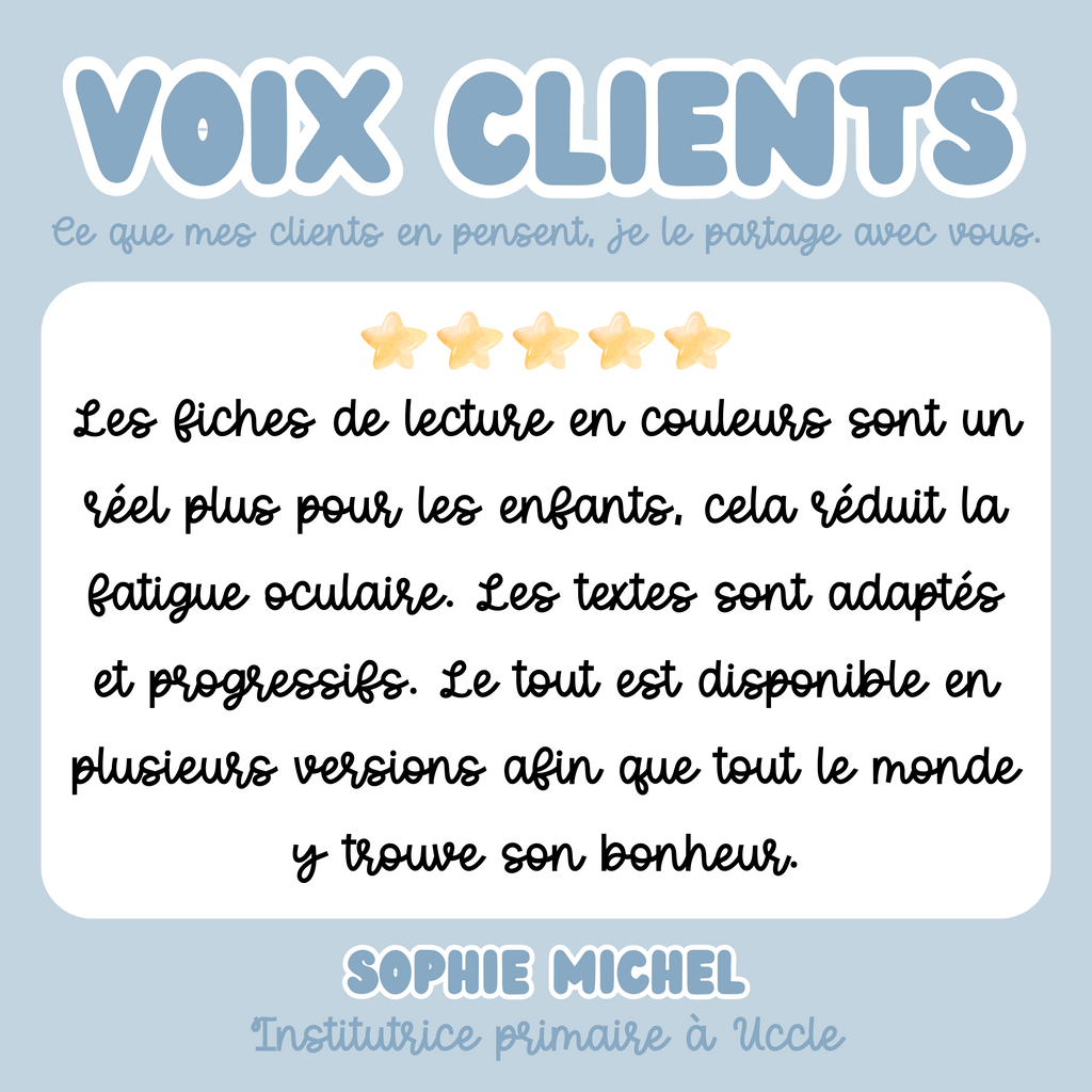 Guide de lecture - 1ère primaire