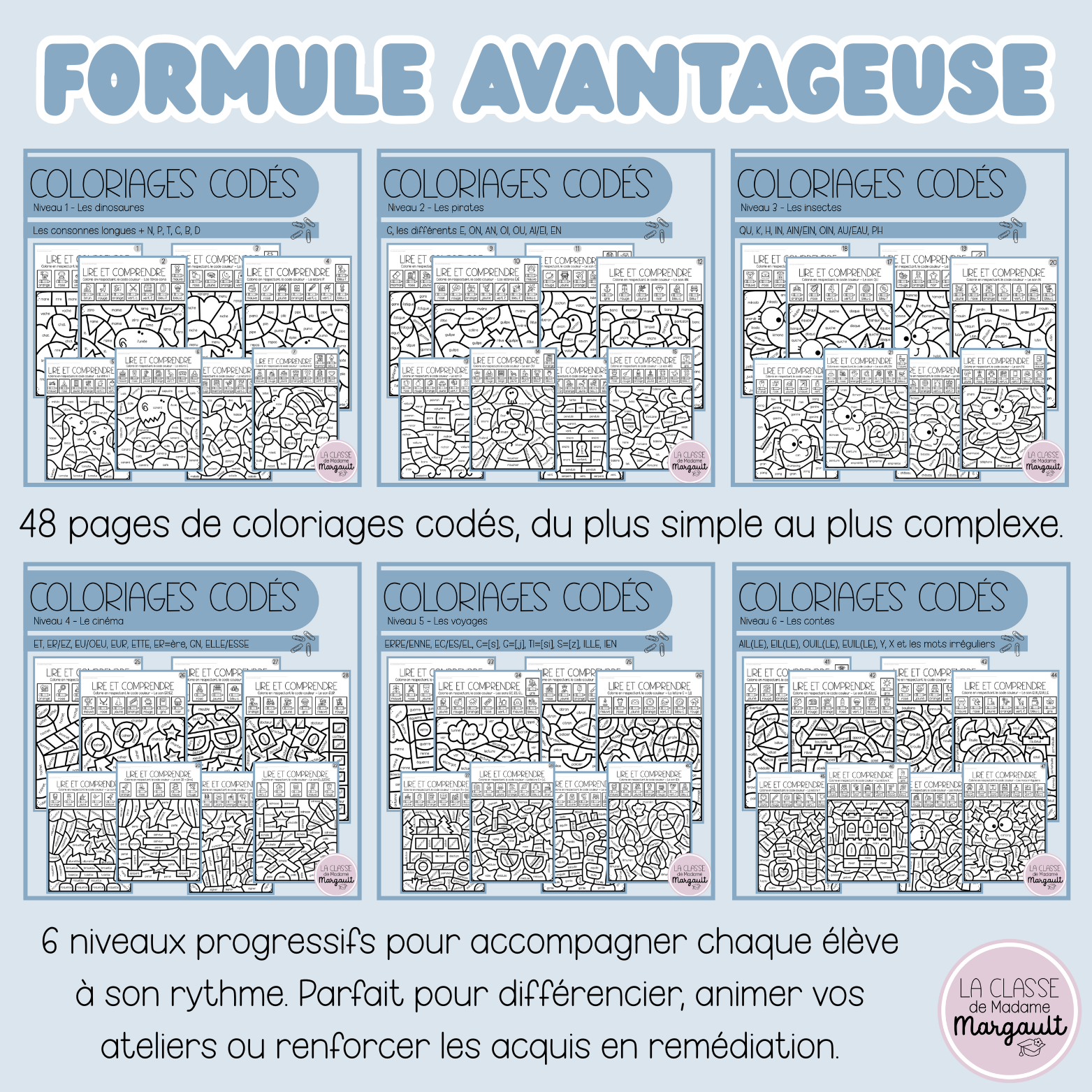 ENSEMBLE - Coloriages codés