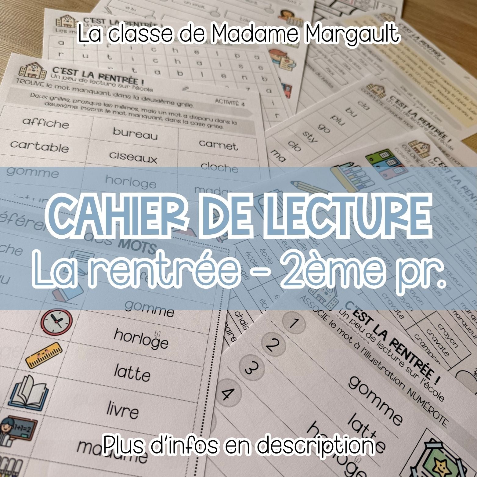 Cahier de lecture - La rentrée (P2)