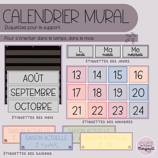 Calendrier mural