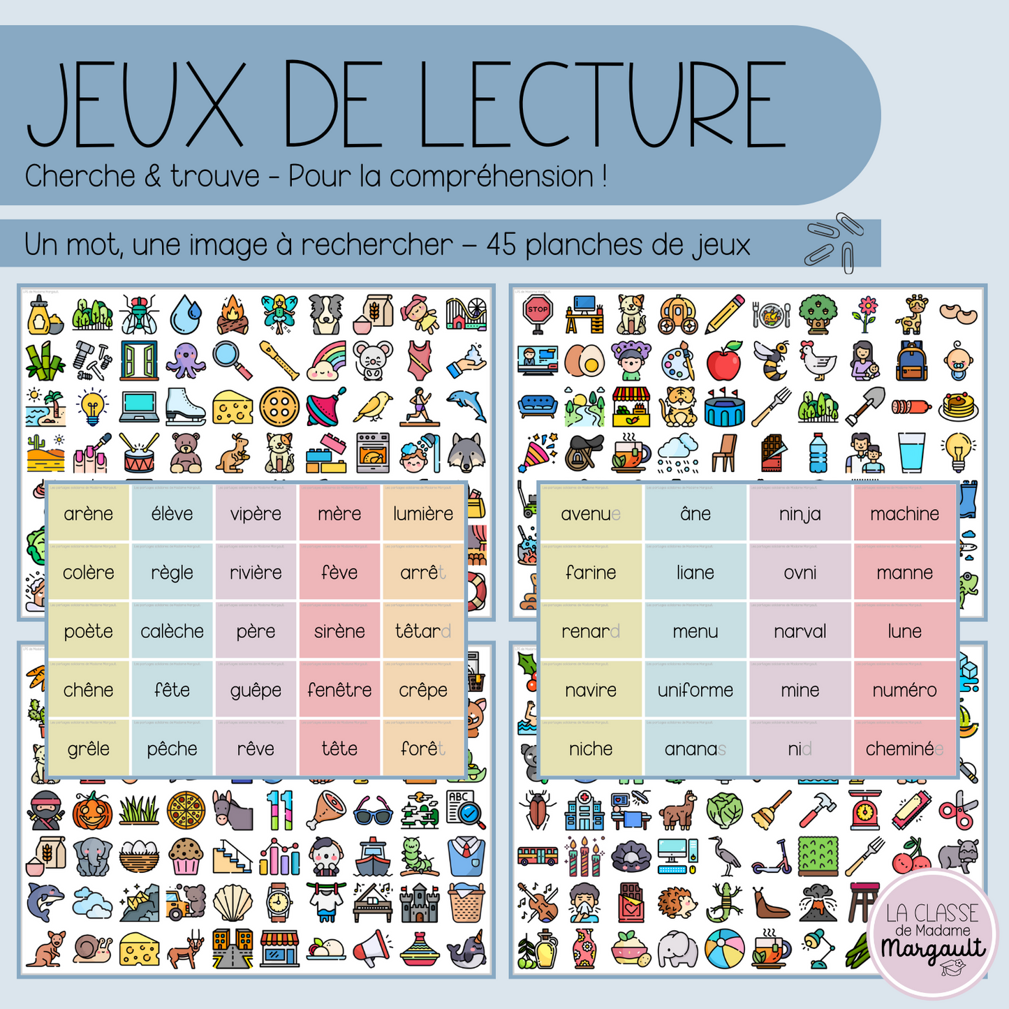 Cherche & trouve - Je lis bien !
