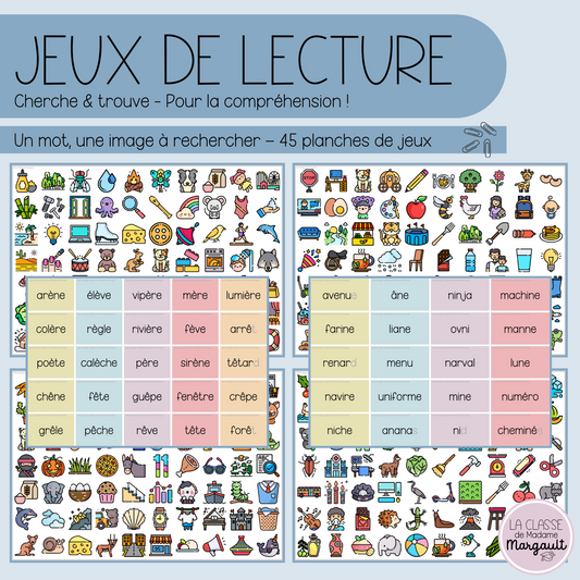 Cherche & trouve - Je lis bien !