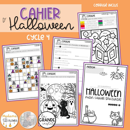 Des cahiers d'activités pour Halloween