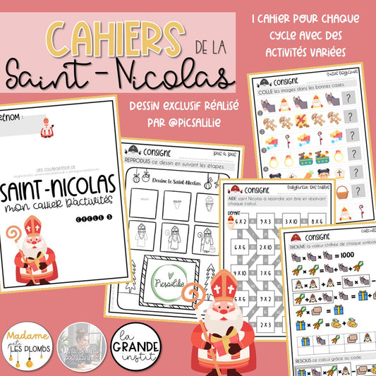 Des cahiers d'activités pour la Saint-Nicolas