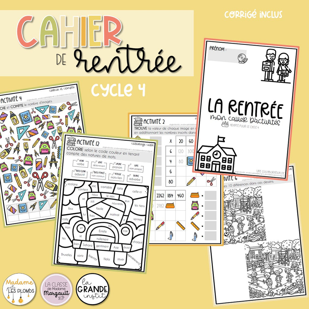 La rentrée scolaire