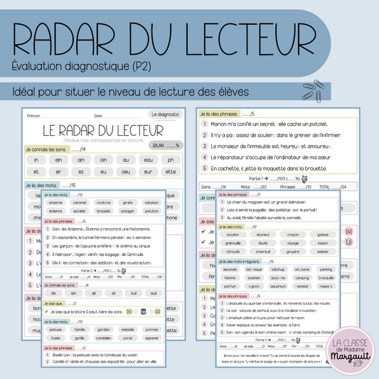 Le radar du lecteur (P2)