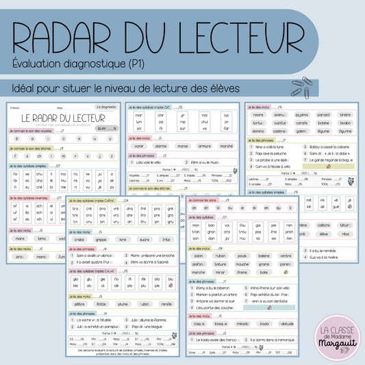 Le radar du lecteur (P1)