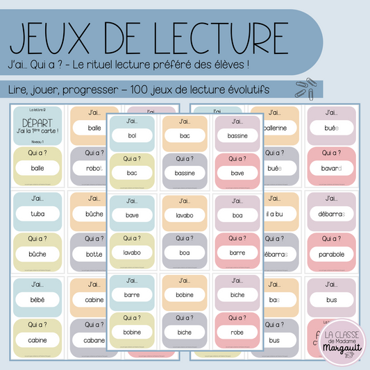 J'ai... Qui a - Je lis bien !