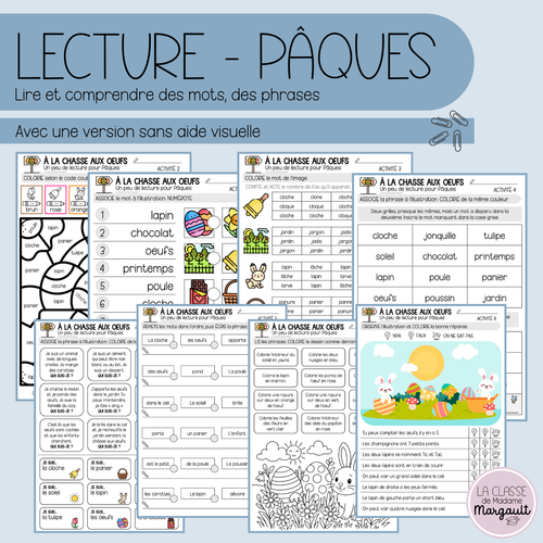 Ateliers de lecture - Pâques