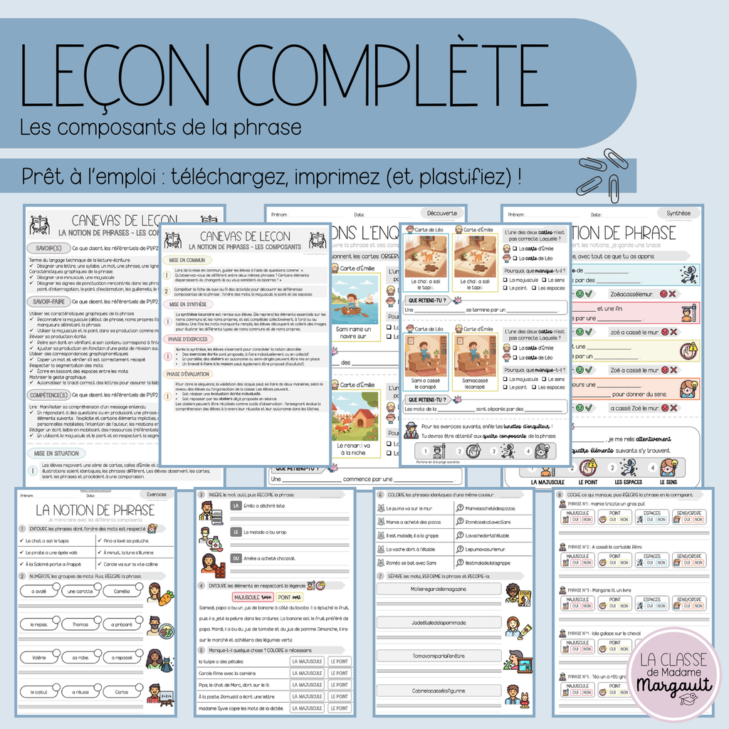 Leçon - La phrase