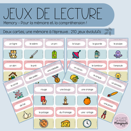 Memory - Je lis bien !