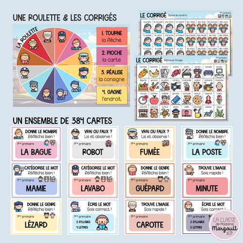 Jeu de lecture/écriture - "Un nouveau quartier"