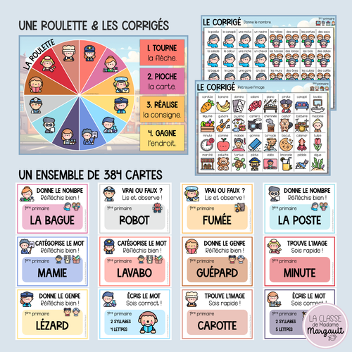 Jeu de lecture/écriture - "Un nouveau quartier"
