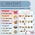 Jeu des syllabes - Le printemps