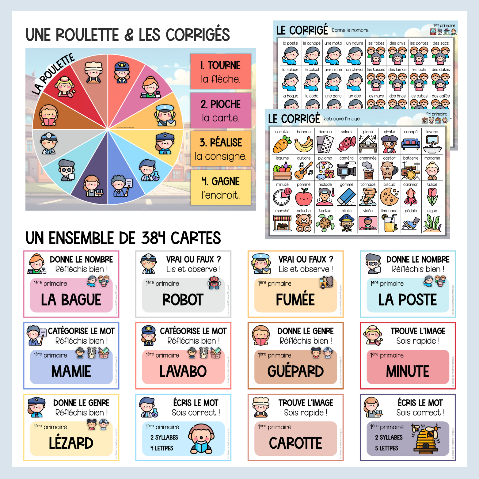 Jeu de lecture/écriture - "Un nouveau quartier"