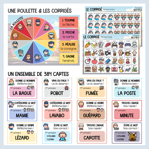 Jeu de lecture/écriture - "Un nouveau quartier"