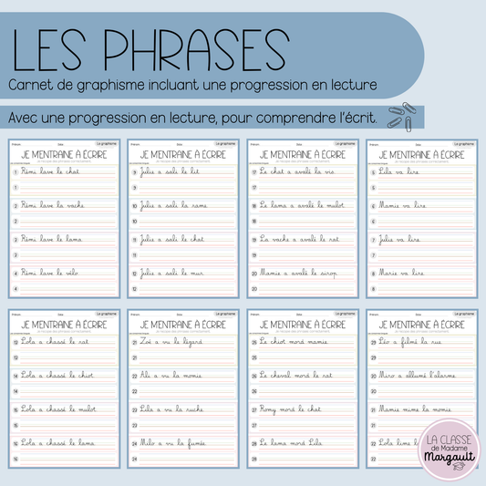 Graphisme - Les phrases