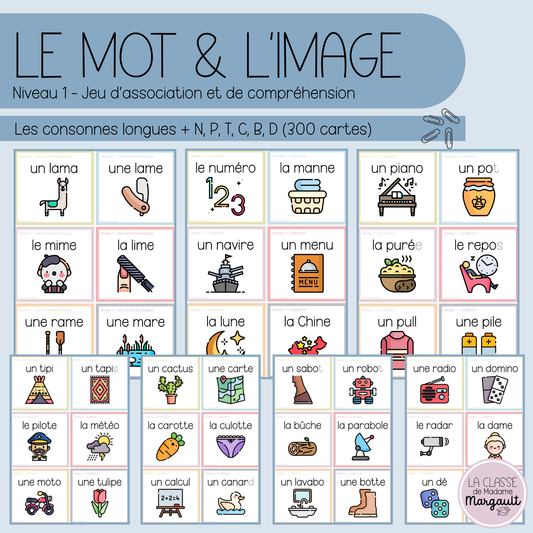 Le mot & l'image - Niveau 1
