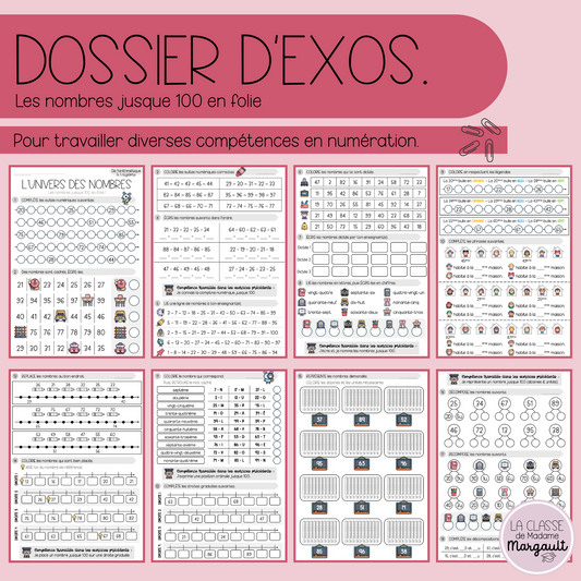 Les nombres jusque 100