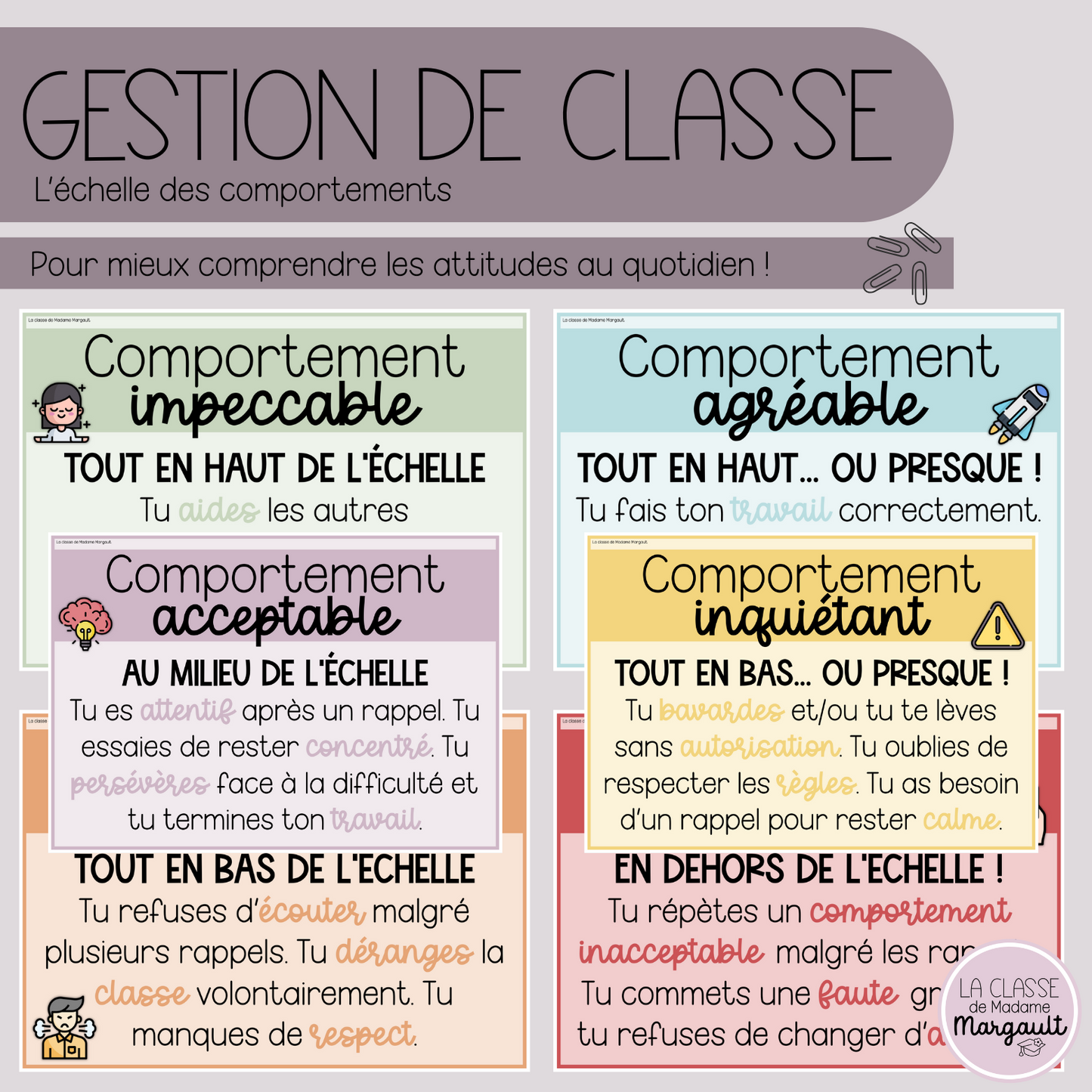 L'échelle des comportements