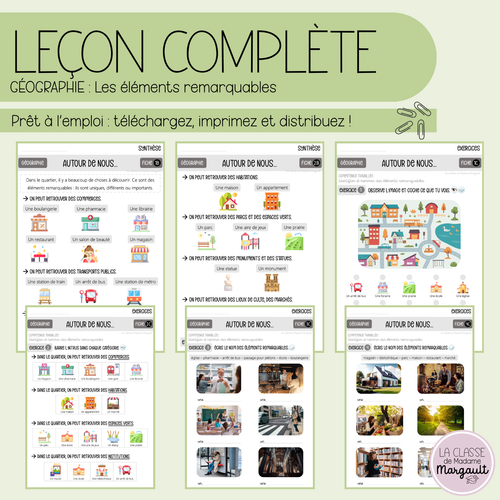 Leçon - Les éléments remarquables