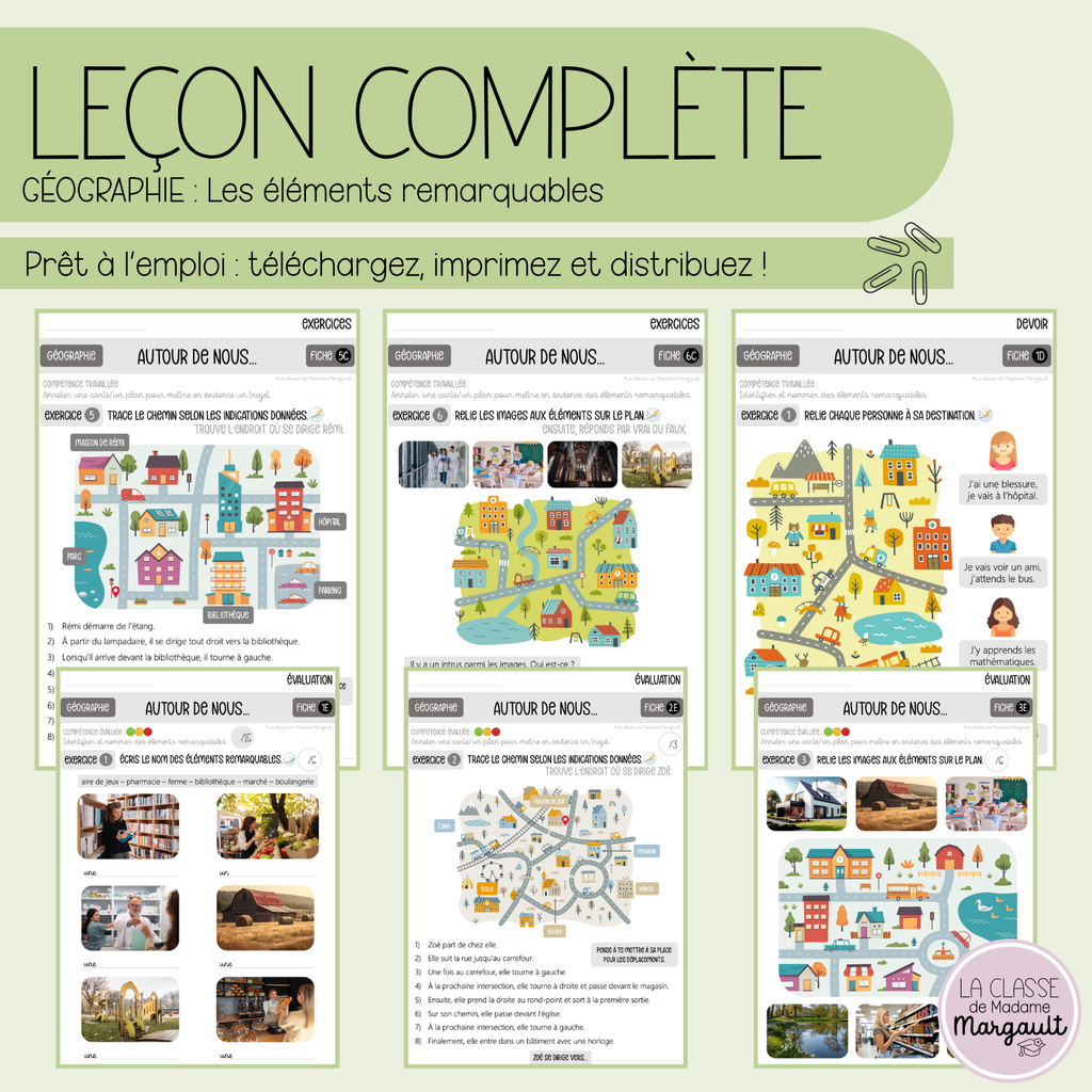 Leçon - Les éléments remarquables