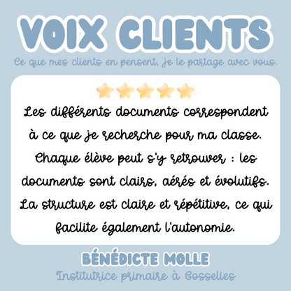 Guide de lecture - 1ère primaire